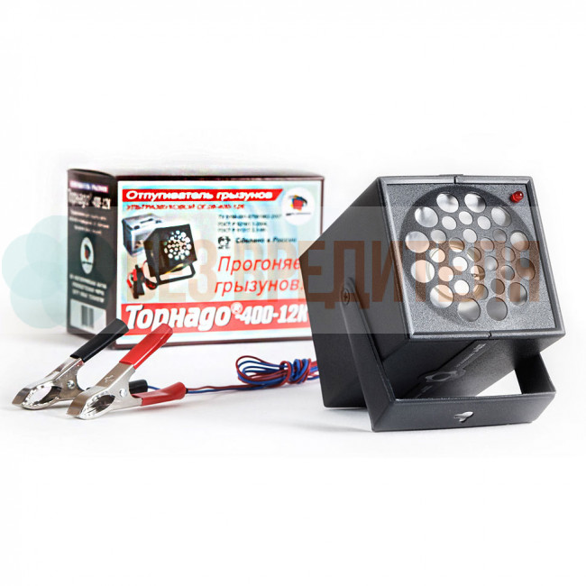 Отпугиватель мышей и крыс Торнадо 400-12к Отпугиватель мышей и крыс Торнадо 400-12к